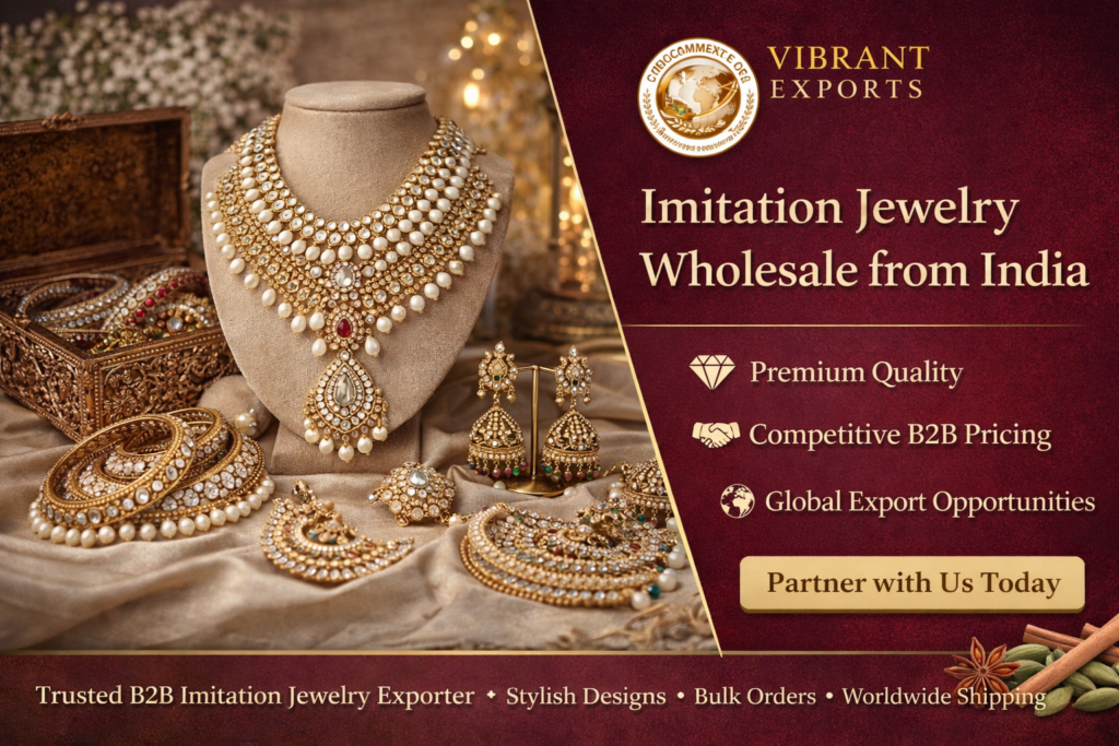 elegant imitation jewelry collection showcase