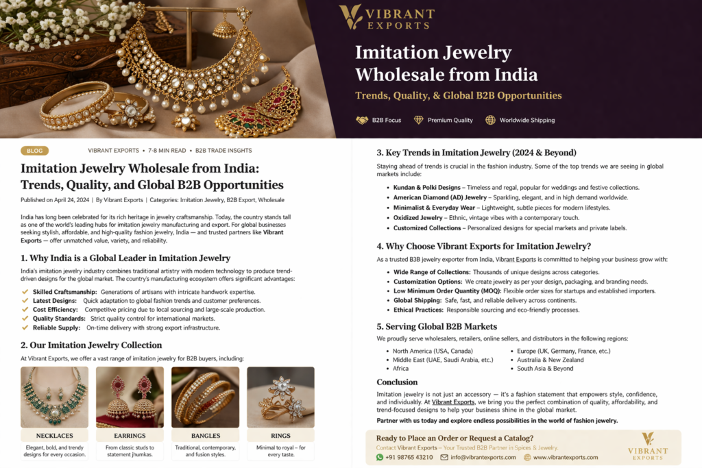 imitation jewelry wholesale blog layout